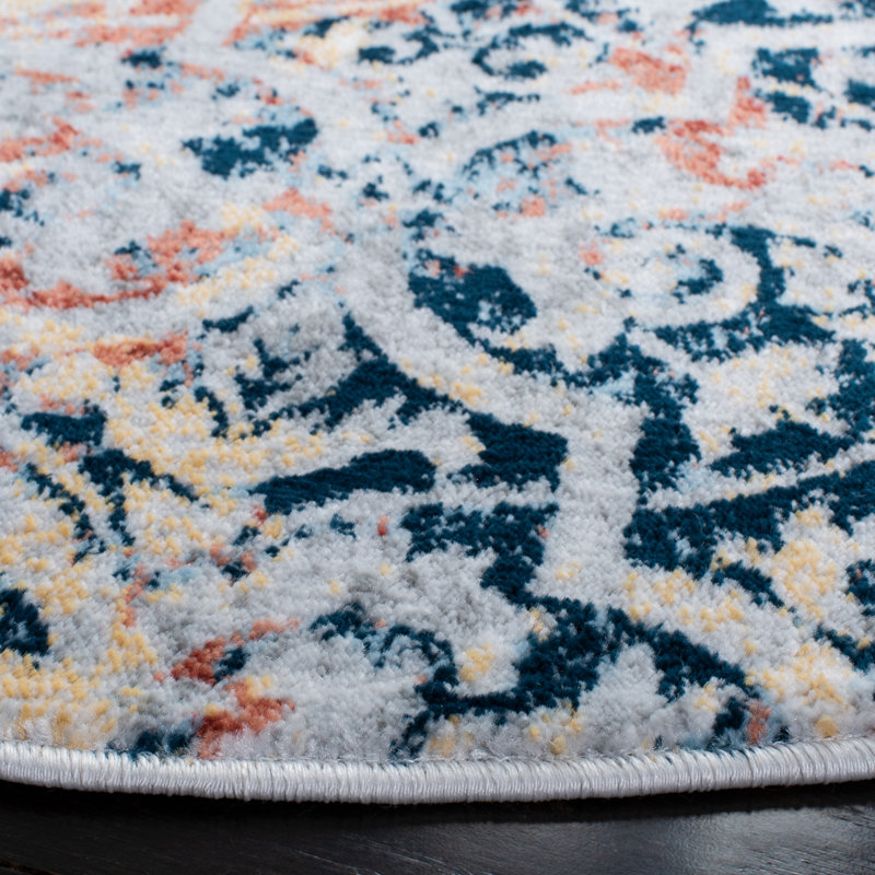 Renforth Performance Damask Rug, Rectangle 9' x 12'