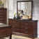 Commode double 6 tiroirs avec miroir Brandenn