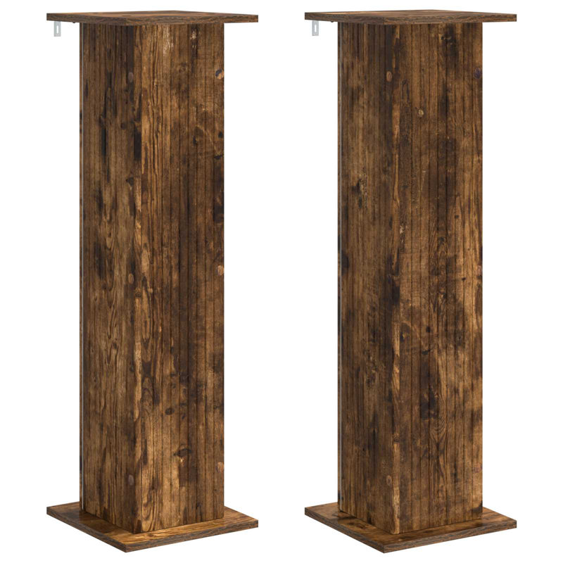 Plant Stand - Set of 2, Smoked Oak