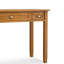 Bureau d'écriture en bois massif avec plateau à clavier rabattable et 2 tiroirs Warm Shaker-1821656351
