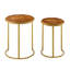 Ensemble de tables de bout Nesting Burlwood