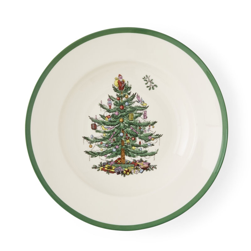 Spode, Christmas Tree - Christmas Tree Soup Plates