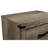 1Pc Contemporary Tall Two Drawer Night Stand Bedroom Solid Wood Wooden Furniture Nightstand End Table Brown Melamine Finish Rustic