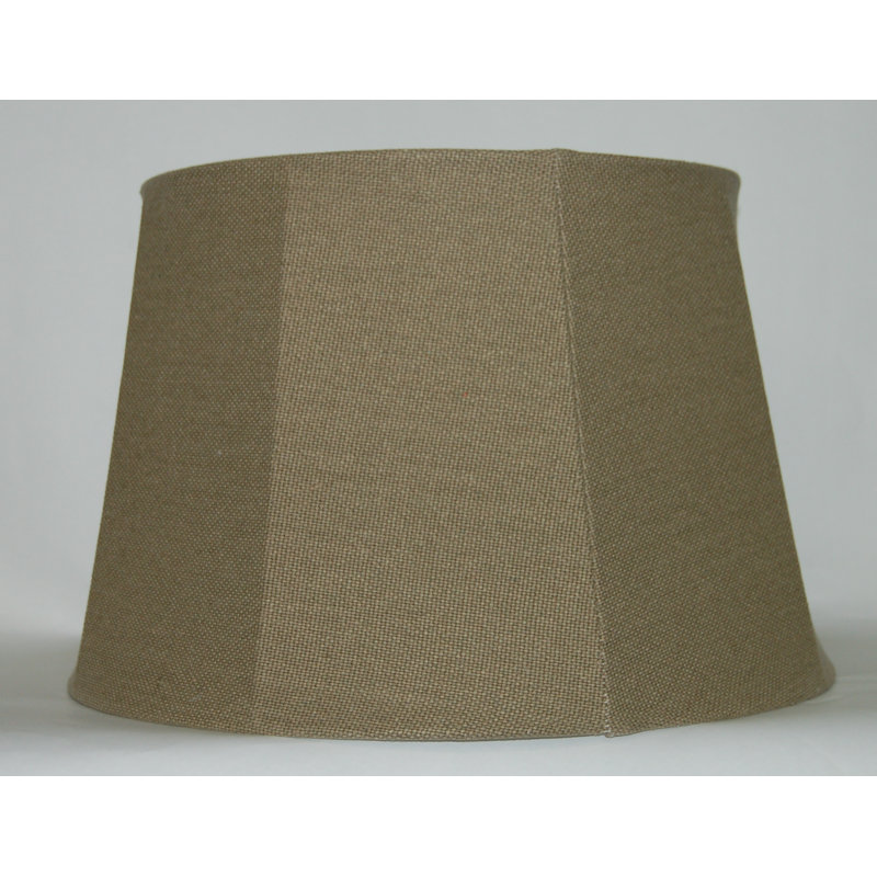 Abat-jour en toile de jute 19 po, Vert olive