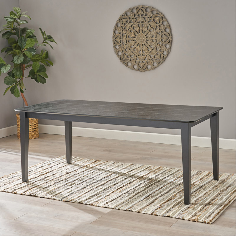 Table à manger avec pieds carrés