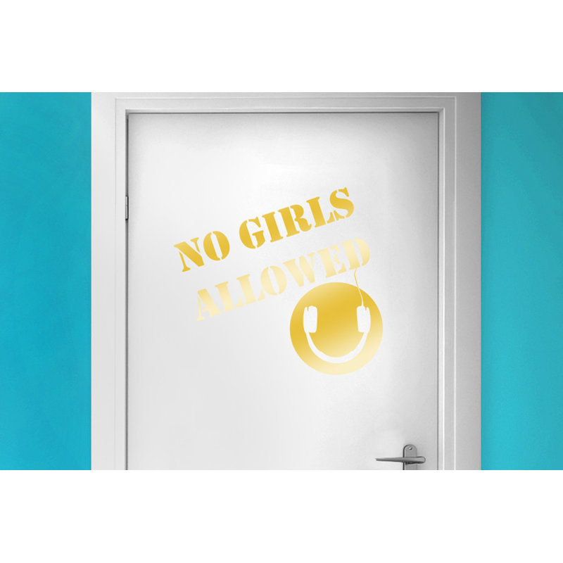 Wall Decal, Shiny Gold