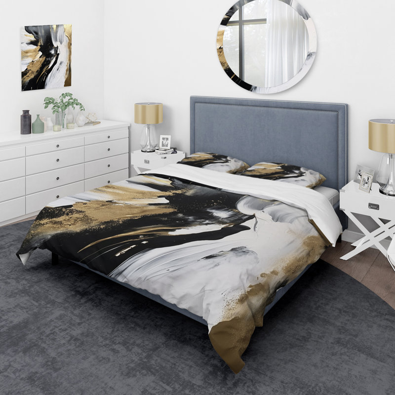 Ensemble de housse de couette en microfibre / polyester , Housse de couette pour très grand lit et 2 très