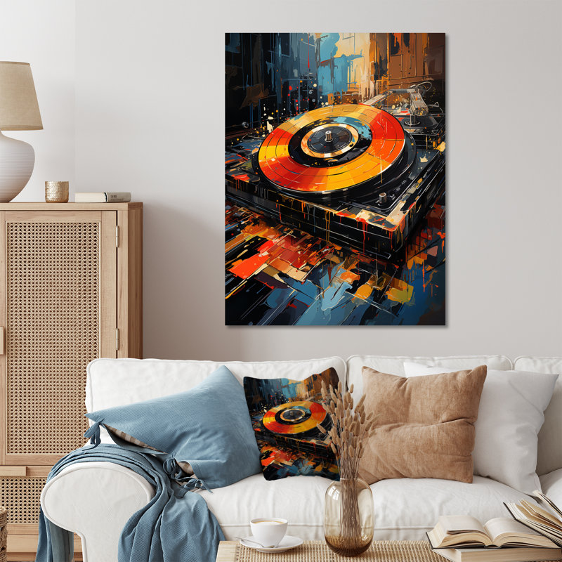 Popart - Disque vinyle - Reverie III, H 20 po x l 12 po x P 1 po