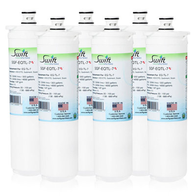 Swift Green Filters SGF-EQTL-7 Compatible Commercial Water Filter for Bunn EQ-TL-7 , Made in USA-6 Pack