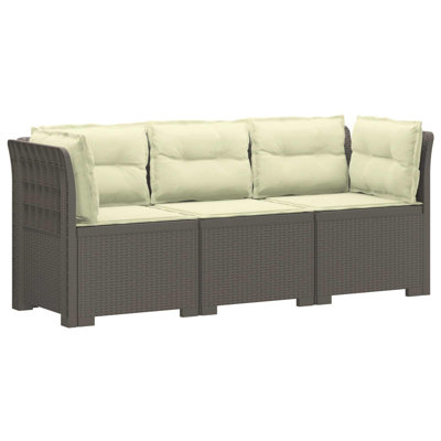179 cm W Patio Sofa with Cushions