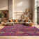 Christa Floral Fuchsia/Blue Area Rug