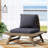 Outdoor Club Chair With - Cushion And Expanded Seat - Dark Grey Broad-764841299-764841298