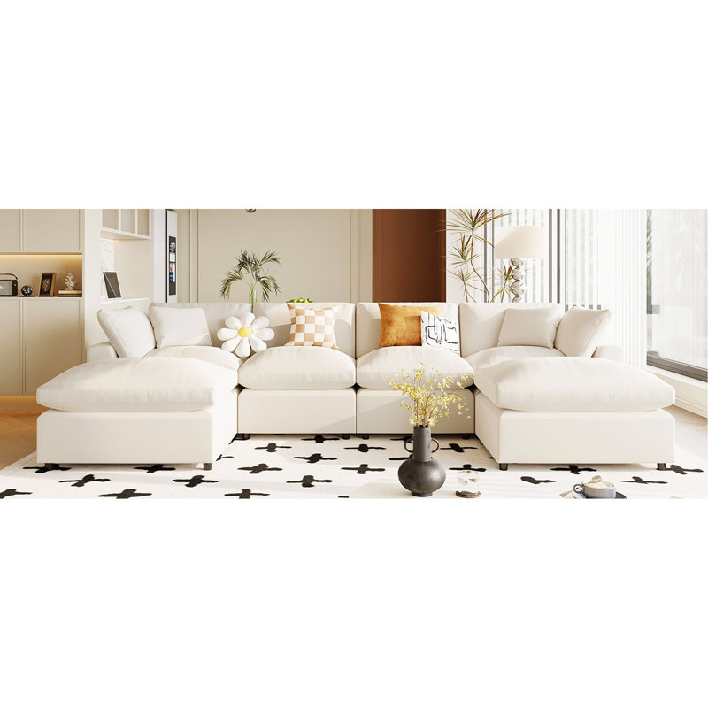 Modern Large U-Shape Sectional Sofa