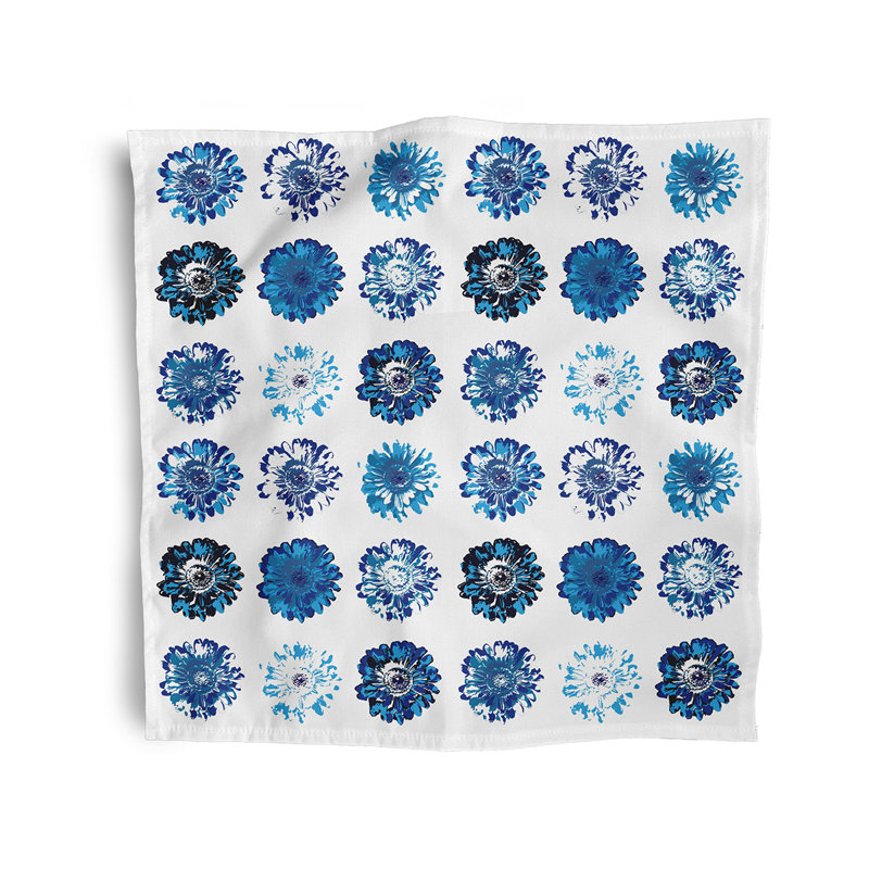 Chett Gypsy Floral Napkins, Blue