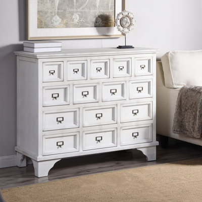 Commode d'appoint 15 tiroirs Apothecary