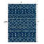 Tapis bleu marine / crème Keenon Beni Souk-755913458