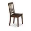 Ensemble de table de salle à manger 5 pièces pour 4 personnes comprenant une table de cuisine ronde avec piédestal et 4 chaises de cuisine, Cappuccino-1665927762