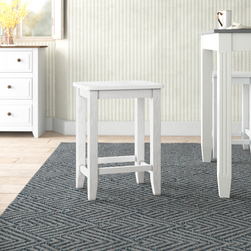 Tabouret de comptoir 24 po Salita, Blanc