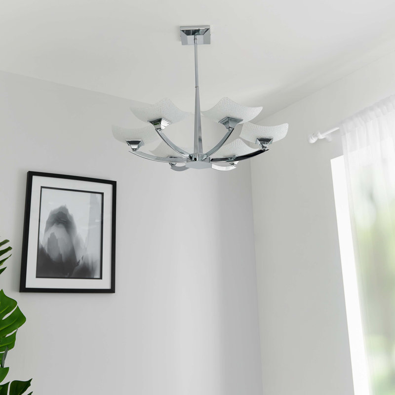 Briana 6 - Light Shaded Chandelier