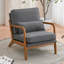 Upholstered Corduroy Armchair