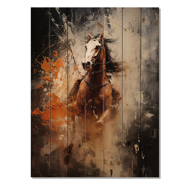 Mathys - Décoration murale bois sur bois de pin naturel, H 44 po x l 34 po