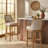 Ellis Solid Wood Upholstered Swivel Counter and Bar Stool-129346717-129346715