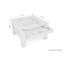 Hadlow Four Leg Coffee Table with Storage-1130554861