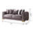 Foehr 91" Velvet Sofa-1277821059