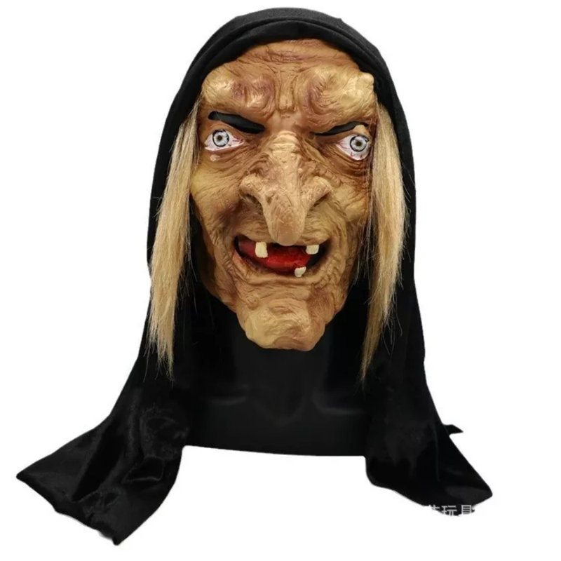 Masque d'Halloween effrayant de sorcière d'Halloween