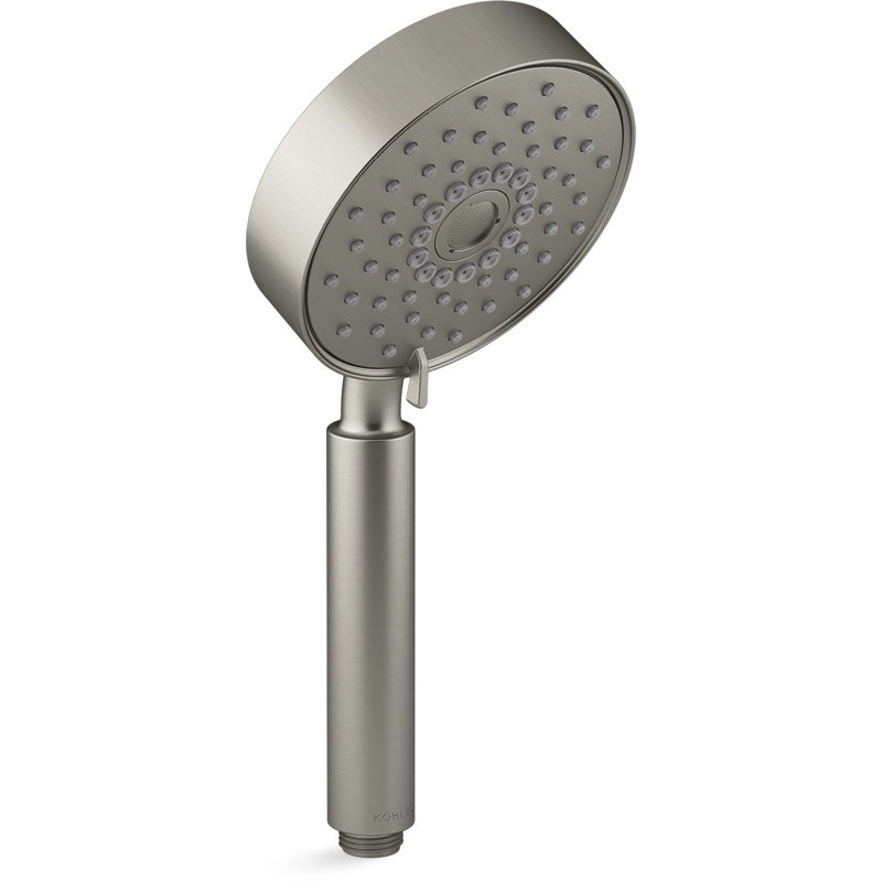 Kohler Purist Component Tempered Massage Handheld Shower Head with MasterClean Spray Nozzle, Vibrant Brushed Nickel