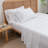 BESTOUCH Sheet Set 100% Washed Cotton Linen Feel Lightweight-115162026-115162031