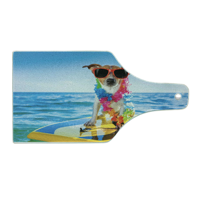 Planche à découper en verre trempé Ambesonne