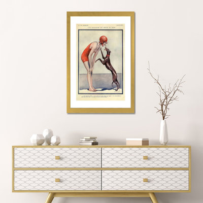 1925 La Vie Parisienne - Plaque de magazine - reproduction
