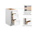 Meuble bas standard HOMEIBRO Cozy Design, en contreplaqué blanc Shaker, prêt à assembler, 15 po L x 24 po P x 34,5 po H-1212105645-1212105635
