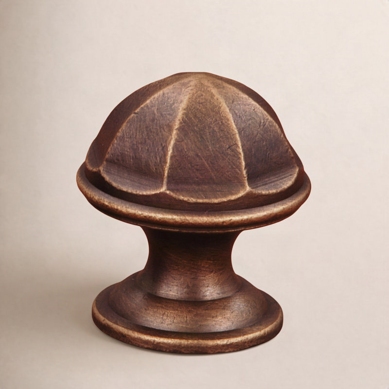 Dôme profilé 1 1/16 "Knob CK Series, Antique English