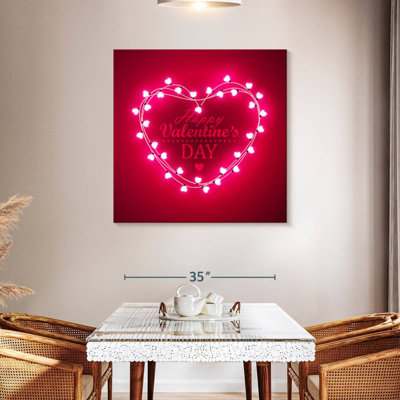 Lumières du cœur de la Saint-Valentin Lelend