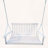 Front Porch Swing With Armrests, Wood Bench Swing With Hanging Chains,For Outdoor Patio ,Garden Yard, Porch, Backyard,  Or Sunroom,Easy To Assemble,White-252968226