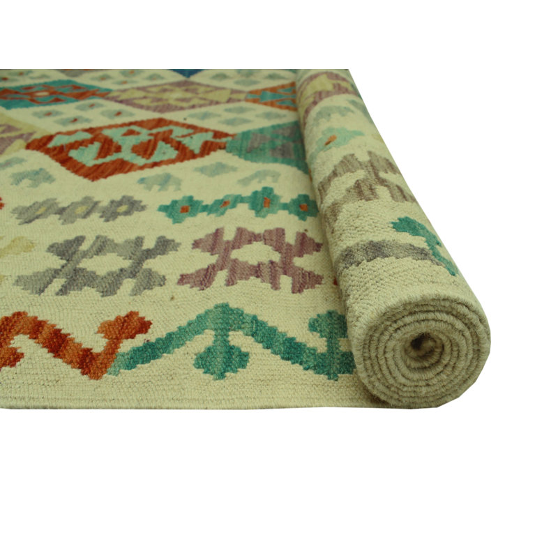 Tapis ivoire Sangat Kilim Eddard