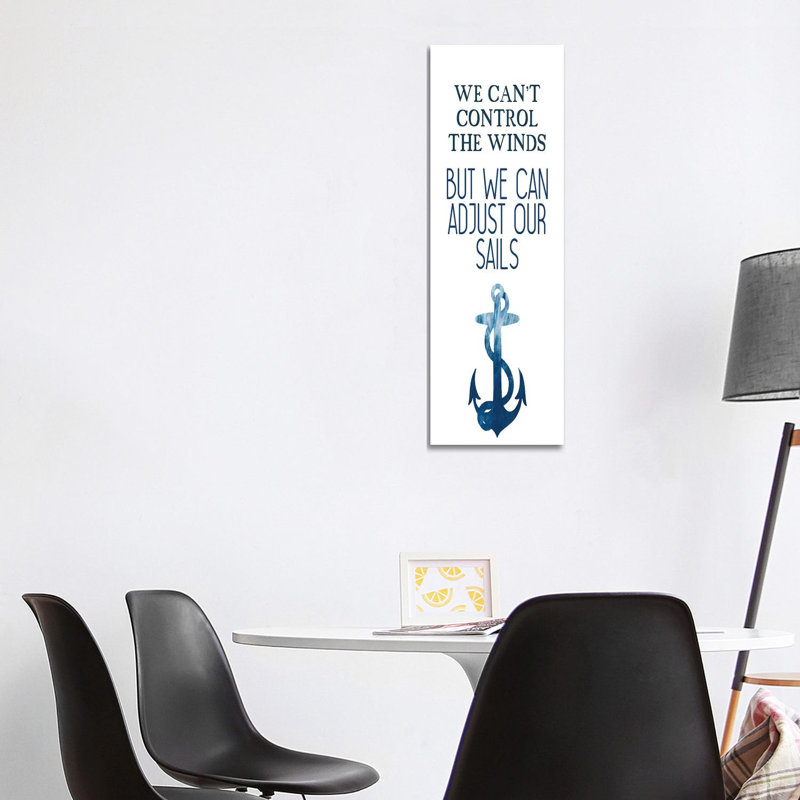 Our Sails I 1 Piece Wrapped Canvas Panoramic Wall Art, 121.92cm H x 40.64cm W x 1.91cm D