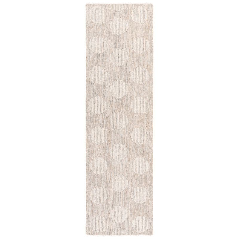 Metro 895 Hand Tufted 85% Wool; 15% Cotton Geometric Rug, Runner 2'3" x 8'