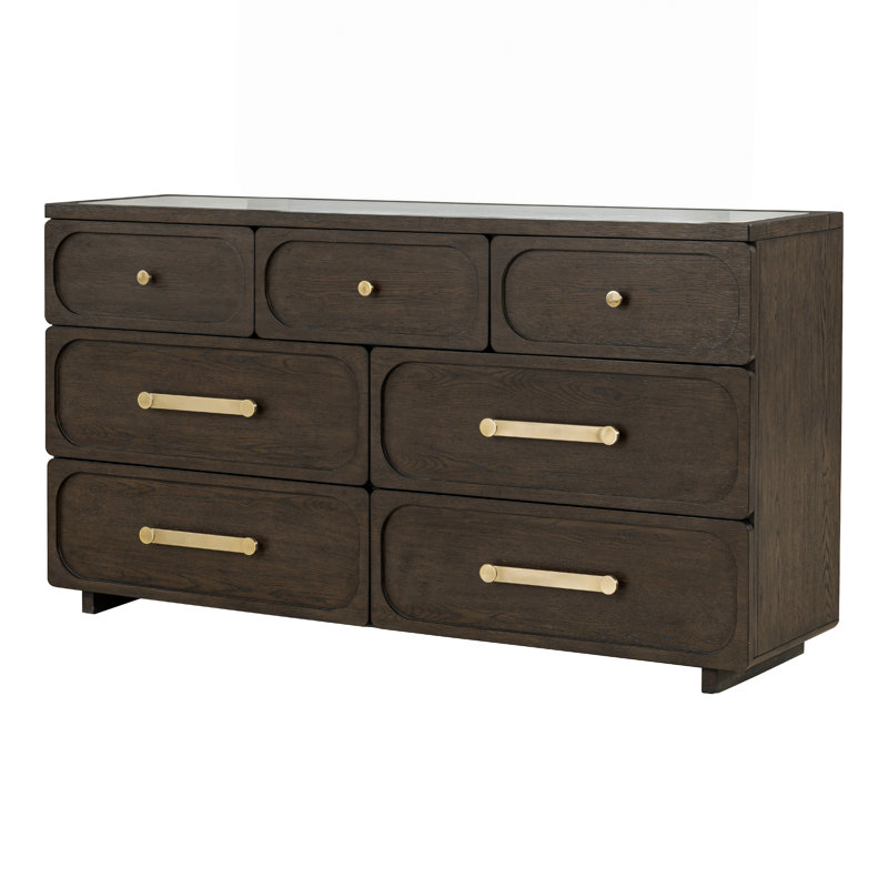 Ensemble de chambre à coucher Freda 4 pièces avec plateforme et baldaquin, 4 Pcs: Bed, 2 Dressers, Nightstand, King