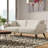 Lelana Twin 78.75 Polyester Tufted Sofa-606691621