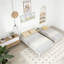 Lit plateforme double avec lit gigogne réglable-219762558