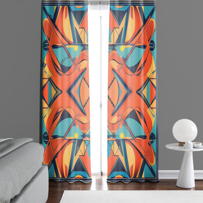 Semi Sheer Curtain Pair