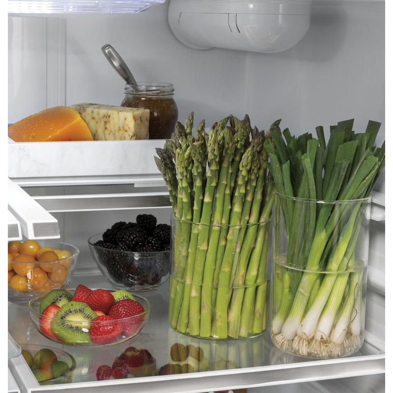 33" Counter Depth French Door 18.6 cu. ft. Smart ENERGY STAR Refrigerator, Stainless Steel/Brushed Stainless