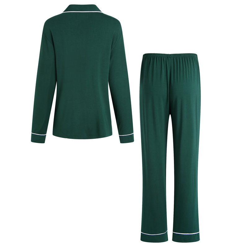Ensemble de pyjama pour femme Andrina, XXL, Vert foncé