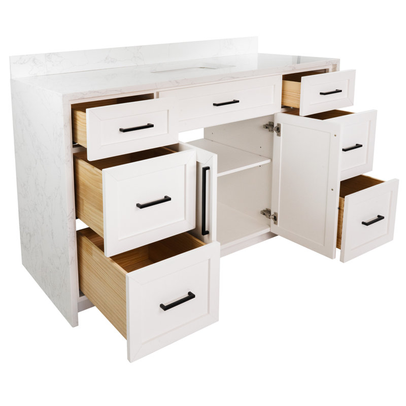 Ensemble de meuble-lavabo 60 po Akalya, Blanc