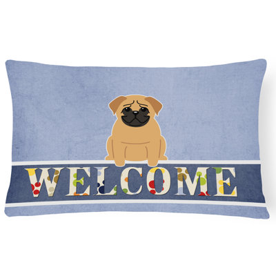  Coussin Pug Welcome