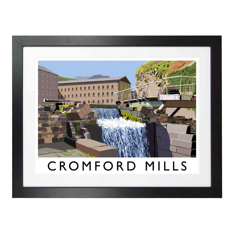 Richard O'Neil - Print, Black Wood Frame, 33.5 cm H x 43.5 cm W x 2.2 cm D