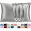 Satin Silk Pillow Cases Pack of 2 Super Soft Smooth Pillow Covers Breathable Hypoallergenic Envelope Closure-1637978130